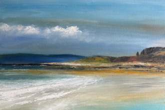 Blackwaterfoot beach Hogmany reflections