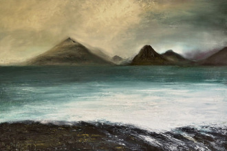 The Black Cuillins 90x70cm