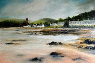Low tide lamlash  SOLD