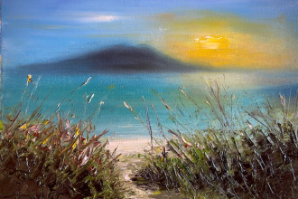 Lamlash sunrise. SOLD