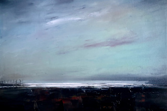 misty island 30x40cm