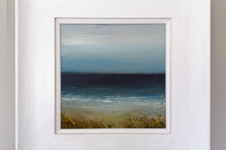 HOSTA 13 x 13 inches oil on canvas. SOLD