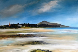 'running tide' Whiting bay beach Isle of Arran